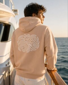 Sudadera nmd en tonos neutros para vivir con menos ruido